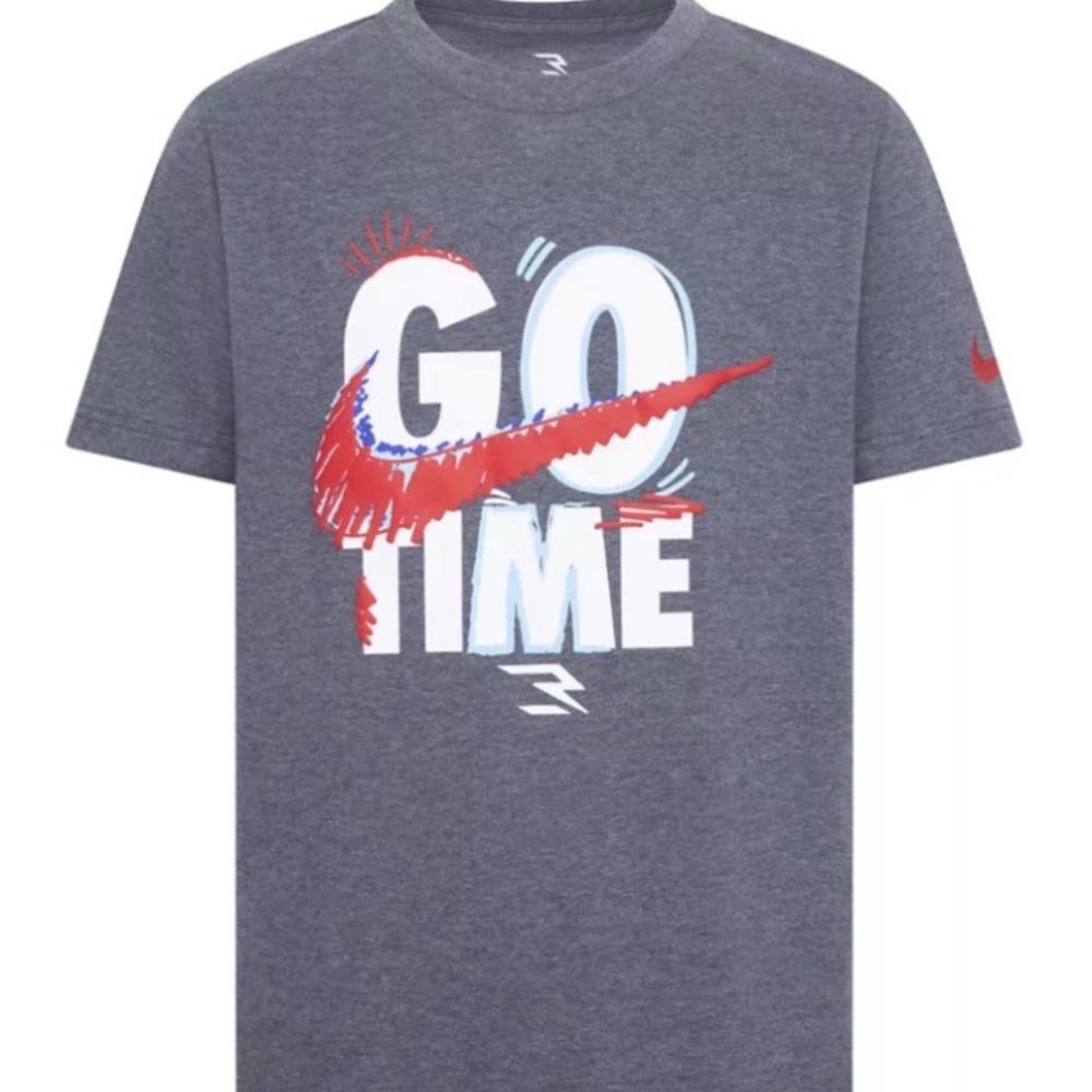Nike Boys “Go Time” Swoosh T-shirt. NWT